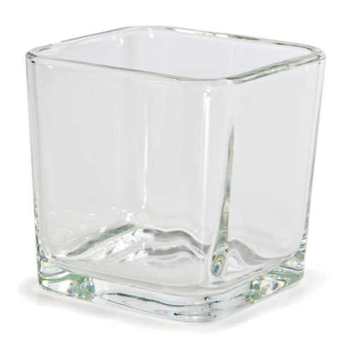 Libbey 5476 Cube Votive Candle Holder 22 oz. - L5476