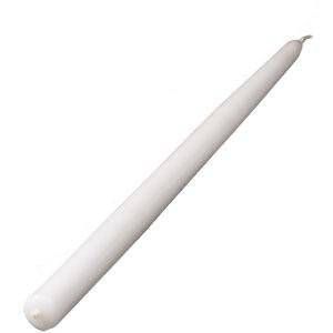 SternoCandleLamp 40152 White 12" Taper Candle - 12 / Box - CNDL12W