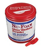 Glissen Chemical Nu-Foam 310000 Glass Washing Powder with Suds - 10 Lb Can - REDTOP