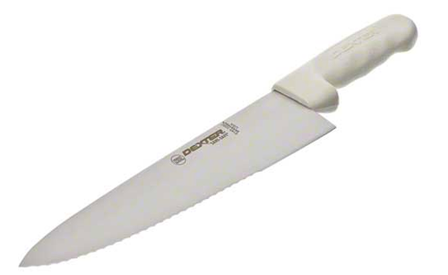 Dexter-Russell S145-10SC-PCP - 10" Serrated Cook's Knife - Sani-Safe® Series - S145-10SC