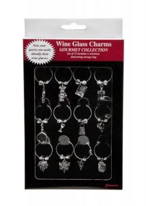 Franmara 8351 Wine Glass Charms (Land & Sea)