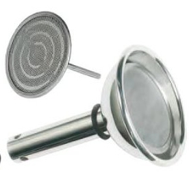 Franmara 9336 Splay Wine Decanter Funnel, Silver Plated