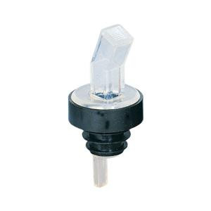 Spill Stop 313BC Clear  Liquor Pourer with Screen - 12 / Pack