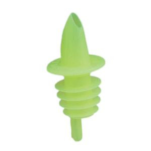 Spill Stop 350Y Yellow Free Flow Liquor Pourer - 12 / Pack