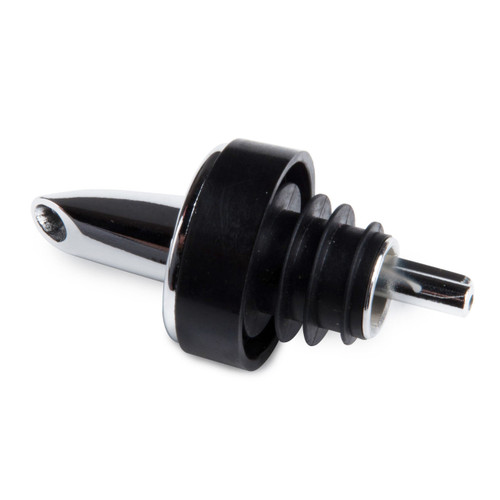 Spill Stop 371BC Chrome Short Spout Liquor Pourer - 12 / Pack