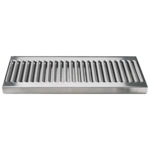 Micro Matic DP-120 12" Stainless Steel Surface Mount Drip Tray WIthout Drain