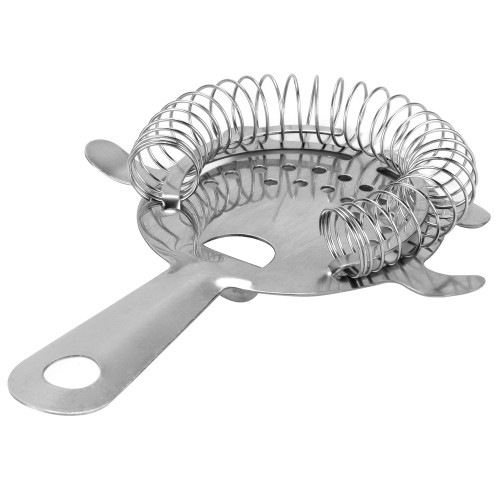 Winco BST-4P 4 Prong Stainless Steel Cocktail / Bar Strainer