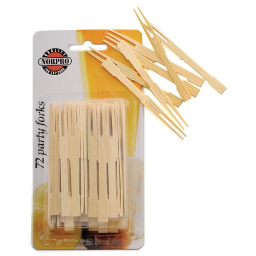 Norpro 190 3.5'' Bamboo Party Picks - Pack of 72