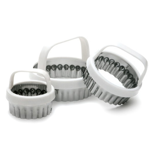 Norpro 3490 Scalloped Biscuit / Cookie Cutter, Set of 3