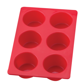 Harold Imports 43629 Mrs. Anderson's Baking Silicone Muffin Pan, 6 Cup