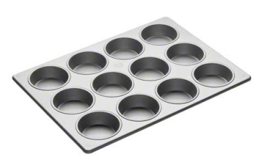 Chicago Metallic 12 (6.2 oz) Cup Aluminized Steel Jumbo Muffin Pan (903515)