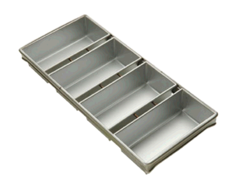 Focus Foodservice 4-Loaf Strap Bread Pan Set (904245)