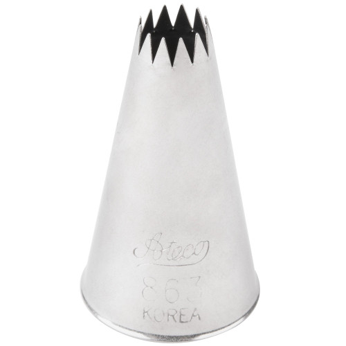 Ateco 863 5/16" French Star #3 Pastry Tube (August Thomsen)