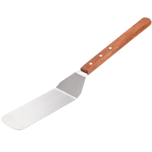 Winco TN44 10" x 3" Solid Turner - Extra Long Handle