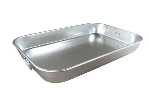 Winco ALBP-1218 Aluminum Baking Pan with Handles - 17 3/4" x 11 1/2" x 2 1/4"