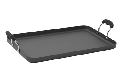 Winco HAG-2012 Hard Anodized Aluminum Griddle With Silicone Wrapped Lifted Handles