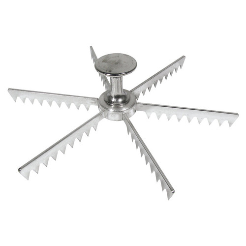 Winco APM-06 6 Cut Pie Marker / Cutter