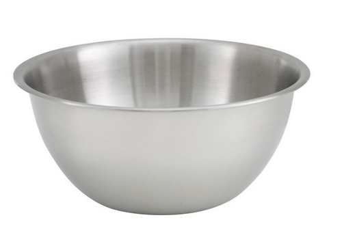 Winco MXBH-1300 13 Qt. Deep Stainless Steel Mixing Bowl