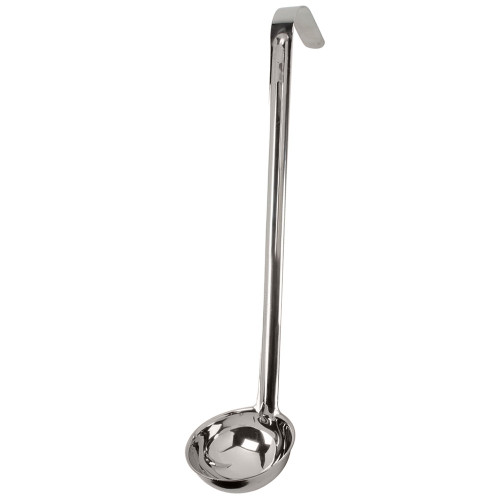 Winco LDI-3 3 oz. One-Piece Stainless Steel Ladle