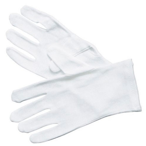 Winco GLC-M Medium White Waiter's Gloves - Pack 24 (12 pair)