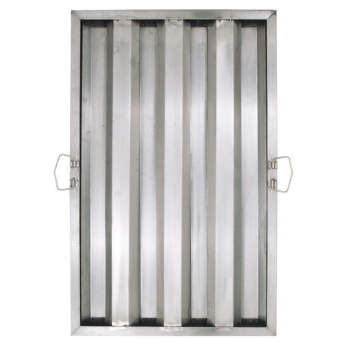 Winco HFS-1625 25" x 16" x 2" Stainless Steel Hood Filter