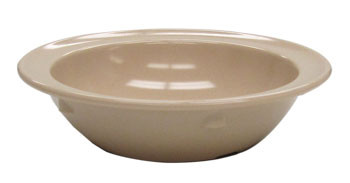 Adcraft MEL-FR50T Tan Melamine Fruit Bowl 5 oz. - 48/Pack