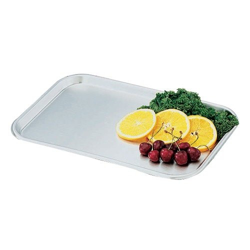  Adcraft SST-1418 18" x 14" Stainless Steel Rectangle Display / Serving Tray 