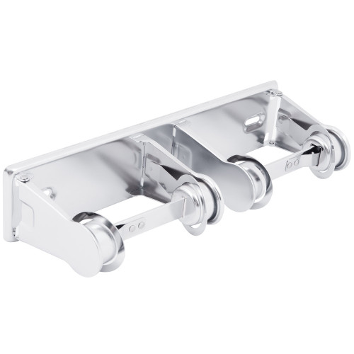 San Jamar R260XC Locking Double Roll Toilet Tissue Dispenser - Chrome