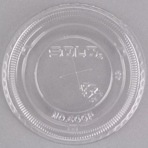 Dart Solo Conex 662TS Clear Plastic Lid with Straw Slot - 1000 / Case
