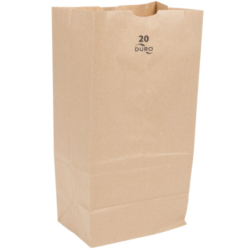 20 lb. Brown Paper Bag 500/Bundle