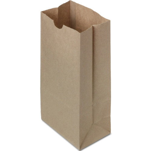 8 lb. Brown Paper Bag 500/Bundle - BAG8B