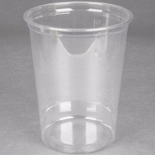 WNA Comet APCTR32 32 oz. Clear Plastic Round Deli Container
