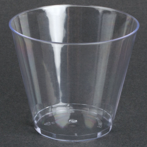 5 oz. Squat Clear Hard Plastic Tumbler