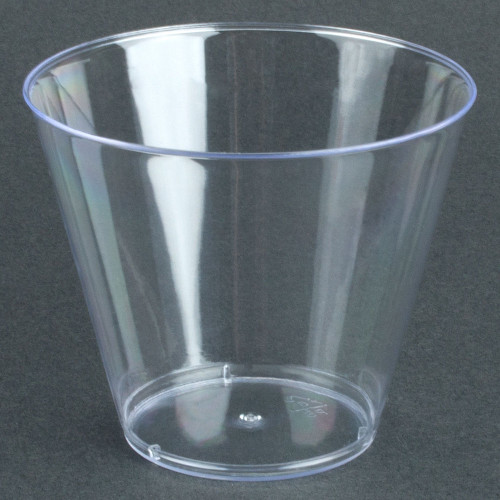 9 oz. Squat Clear Hard Plastic Tumbler