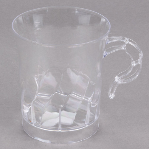WNA Comet CWM8192C Classicware 8 oz. Clear Plastic Coffee Cup