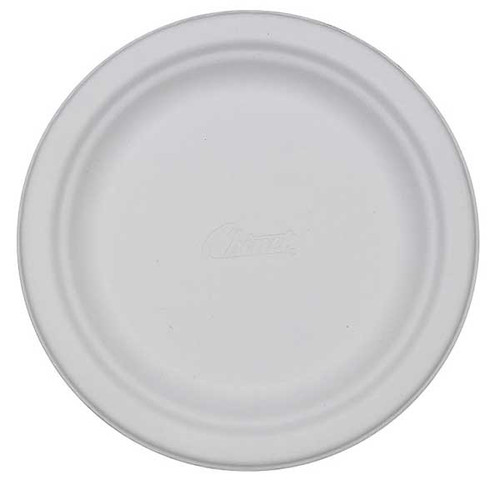 Huhtamaki Chinet 21226 Veneer 6.75" White Molded Fiber Plate - 1000 / Case
