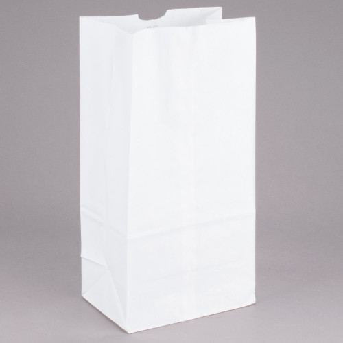 20 lb. White Paper Bag 500/Bundle