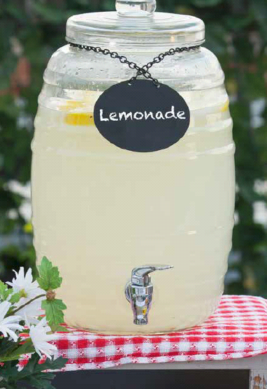 Tablecraft BDG1000 - 2.5 Gallon Clear Glass Beverage Dispenser, Beehive