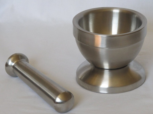 Tablecraft V342 Stainless Steel Mortar and Pestle