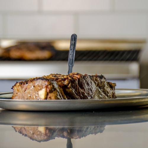 Royal Paper RP145E Black Well Done Steak Marker 1000/Box