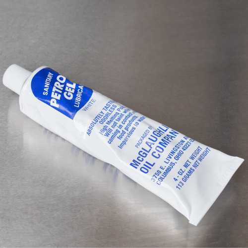 FMP 143-1063 Petrol-Gel Food Grade Sanitary Lubricant - 4 oz. Tube