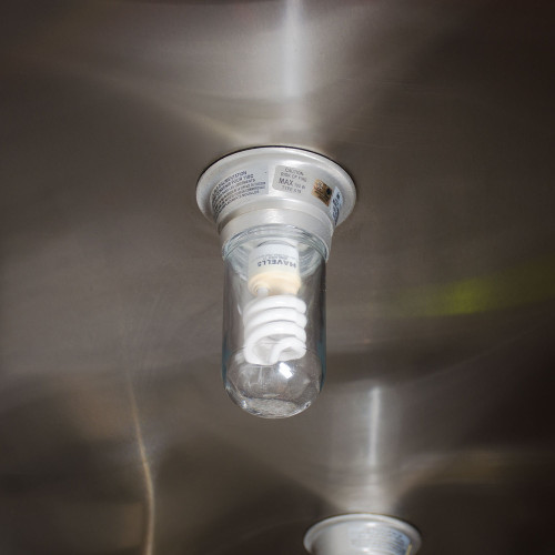 FMP 253-1224 Glass Globe for Hood Light Bulb