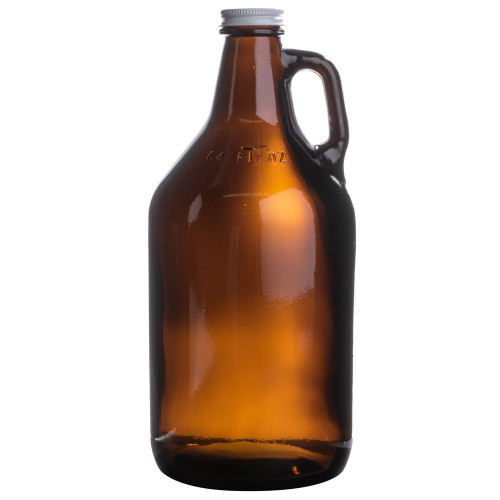 Libbey 70217 64 oz. Amber Growler