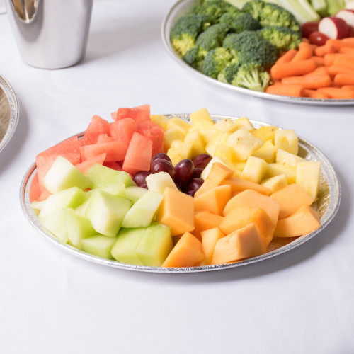 12" Round Foil Catering Tray