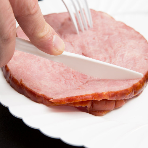 Medium Weight White Plastic Knife - 1000/Case