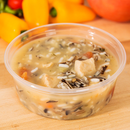 8 oz. Microwavable Translucent Plastic Deli Container - 480/Case