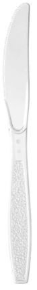 Clear Heavy Weight Plastic Knife - Pack of 51