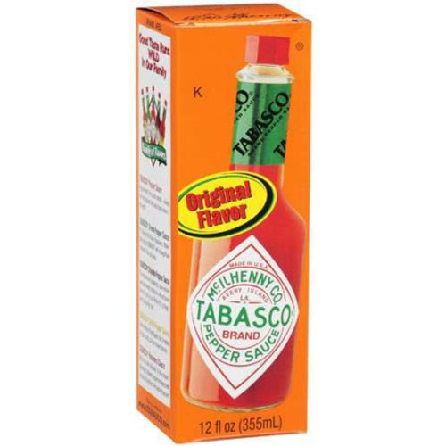 Tabasco Original Flavor Pepper Sauce, 12 oz