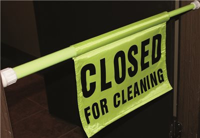 Impact 9175 "Closed For Cleaning" Safety Pole  ****Special price while stock available****