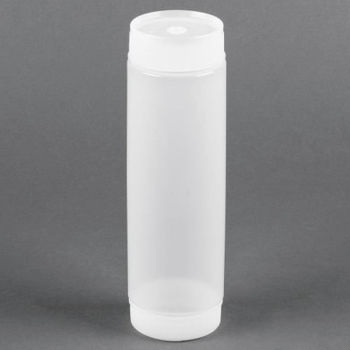 Tablecraft C16SV 16 oz. INVERTAtop Dualway First In First Out (FIFO) Squeeze Bottle - 6 / Pack